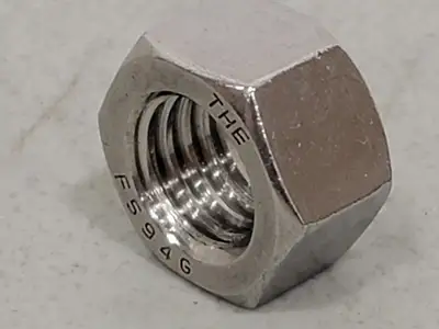 5/8" Stainless Steel Hex Nut THE F594G (Box of 250)
