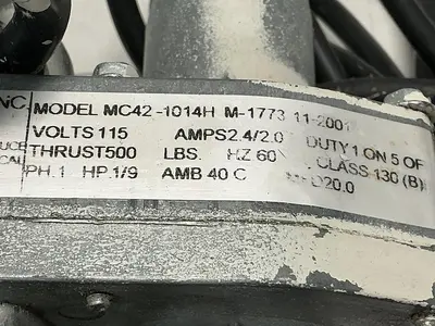 USED HUBBELL SPECIAL PRODUCT MC42-1014H M-1773 11-2001