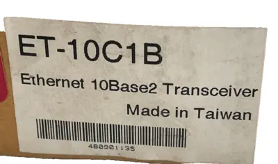 NEW ADDTRON ET-10C1B COAXIAL CABLE TRANSCEIVER ET10C1B