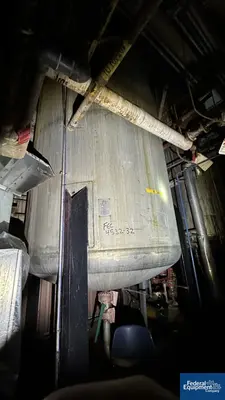 USED Niles Steel Tank Co. 2600 Gal Niles Steel Tank Receiver, 304 S/S, 100#