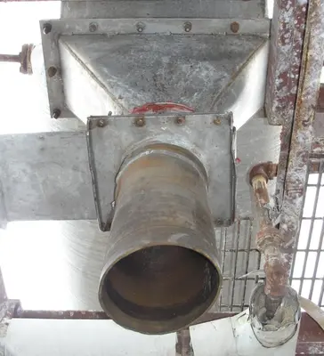 SPC6056  Industrial Process Dryer Twin 12"dia x 128" long, screw dryer, Stainless Steel