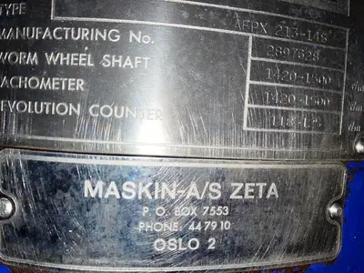 Alfa-Laval AFPX 213-14S fish oil purifier, 316SS.