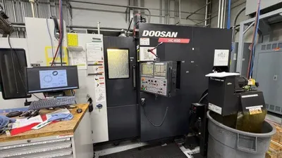 2011 DOOSAN HC 400 Horizontal Machining Centers | Tight Tolerance Machinery (1)