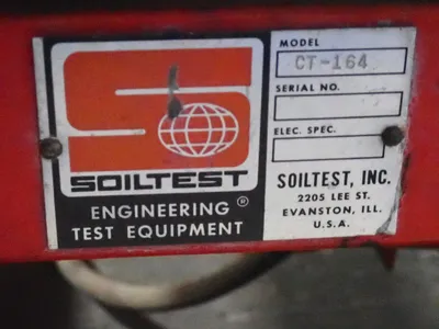 Used SOILTEST INC CT164 Vibration Testers Ohio US | HGR 24 #754919