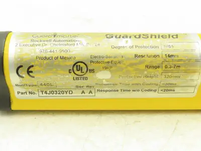 440L-P4J0320YD GuardMaster Guardshield Safety Light Curtain Transmitter/Receiver