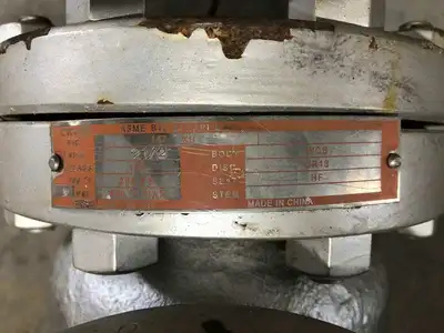 Crane 147 XU 2-1/2″ WCB Swing Check Valve w/ CR13 DISC 285PSI-100°F 65PSI-850°F