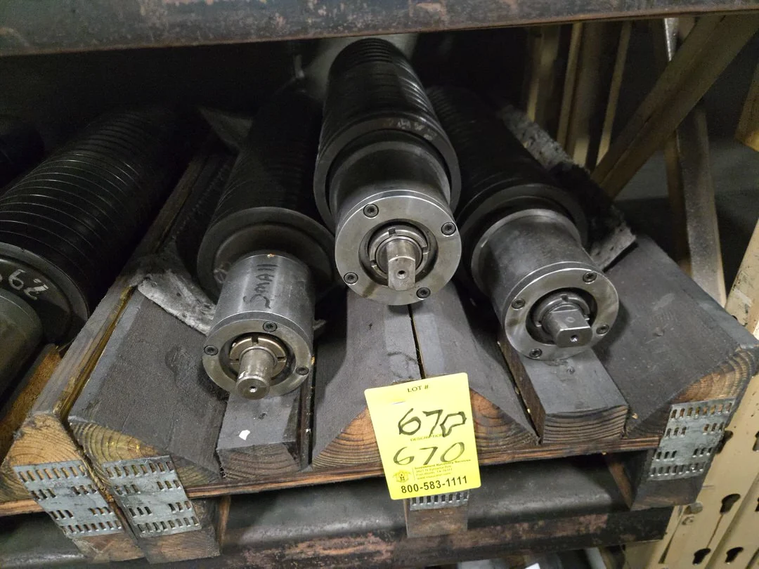 (3) Superfine OD Grind Drum Spindle