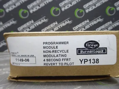 Fireye YP138 Programmer Module Non-Recycle Modulating 4 Sec. FFRT New NIB