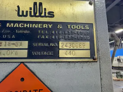 Used WILLIS 8183A Reciprocating Surface Grinders Ohio US | HGR 24 #1265844