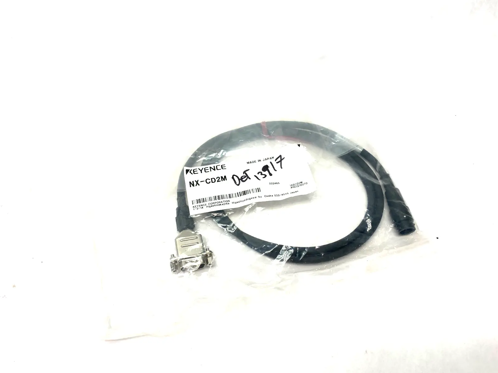 NEW KEYENCE NETWORK CONTROLLER CONVERSION CABLE ROUND CONNECTOR