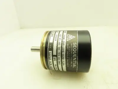 Sequential 25GN-200-IDZ-E2D-12V-H2-F1-D1-B1-T4-S1385 Rotary Shaft Encoder