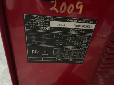 Used LINCOLN ELECTRIC POWER WAVE® C300 ADVANCED PROCESS WELDER Arc Welders Michigan US | Miedema Asset Management Group #1423498