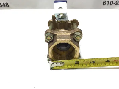 NIBCO NL9750B T-590-Y Three-Piece Bronze Ball Valve – Conventional Port, Threaded 1 1/4 in