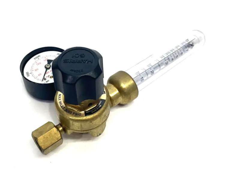 New | in-Stock Harris Zero Compensated Cyl. Flowmeter Regulator 3100331 MISSING GAUGE C Regulators Michigan US | Maverick Industrial Sales #1395448