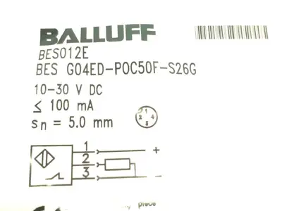New | in-Stock Balluff BES G04ED-POC50F-S26G Proximity Sensors Michigan US | Maverick Industrial Sales #1407065