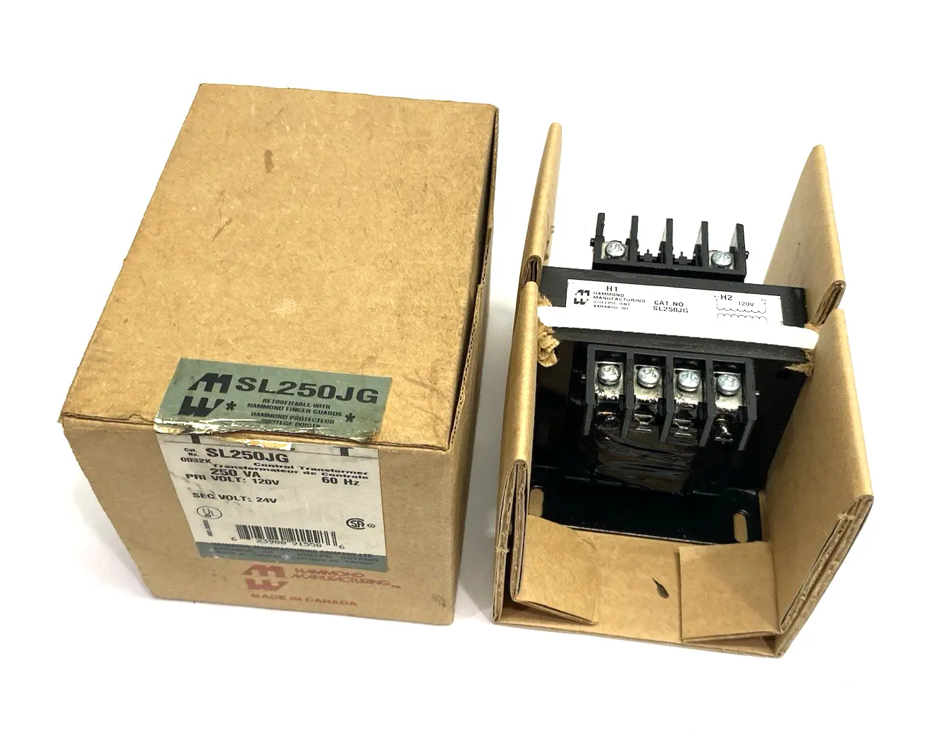 NEW HAMMOND CONTROL TRANSFORMER 250VA 60HZ