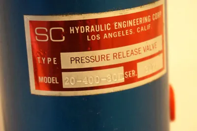 NEW SC HYDRAULIC ENGINEERING 20-400-30D PRESSURE RELEASE VALVE 2040030D