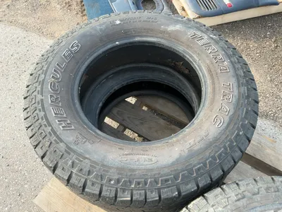 (4) Used Hercules Terra Trac ATII Size 245/75R17 Tires, Dated 2019