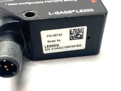 USED BANNER LASER DISPLACEMENT SENSOR RANGE: 100-1000MM M12 INTEGRAL