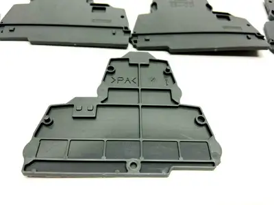 USED ABB TERMINAL BLOCK END PLATE GRAY
