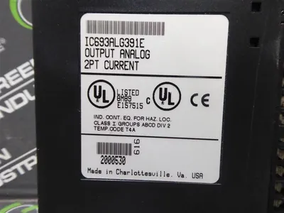 GE Fanuc IC693ALG391E Series 90-30 Analog Output Module Used