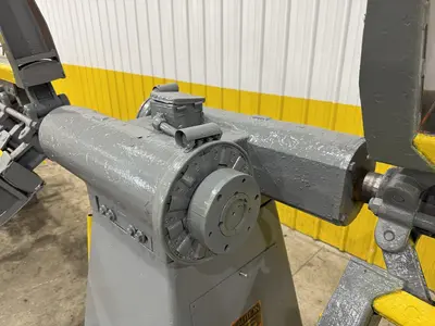 2500 LBS X 12" COOPER WEYMOUTH DOUBLE END PULL-OFF COIL REEL UNCOILER: STOCK #22618