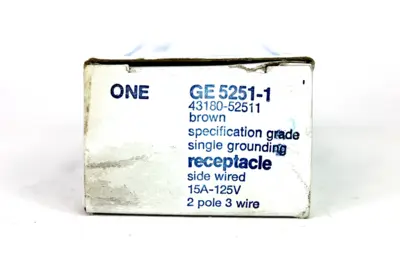 NEW GENERAL ELECTRIC GE 5251-1