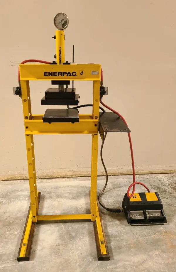Enerpac 10 Ton Press PH010S10-1 Pneumatic Air Driven Hydraulic XA12 Foot Pump