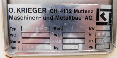 USED KRIEGER MMU500