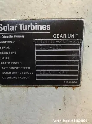 Used SOLAR CENTAUR 40 Steam Turbine Generators Illinois US | Aaron Equipment #1348259
