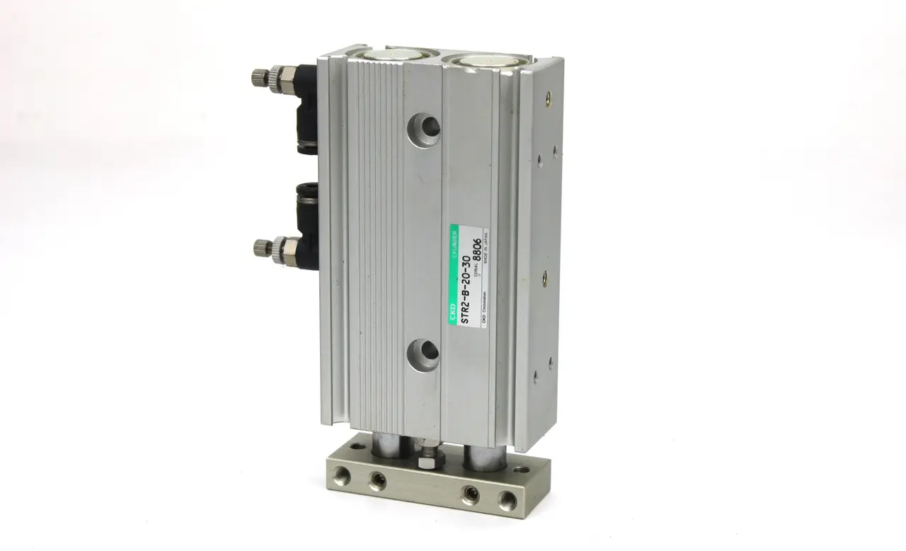 CKD STR2-B-20-30 Pneumatic Twin Rod Cylinder, 20mm Bore, 30mm Stroke