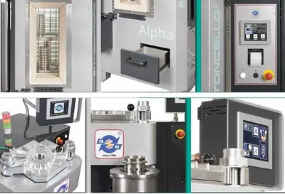 New GoldPro® Bertoncello Alpha Series Cast Cylinder Burnout Electric Furnace with Rotary Table