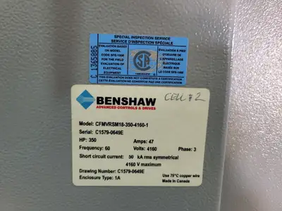 USED BENSHAW CFMVRSM18-350-4160-1