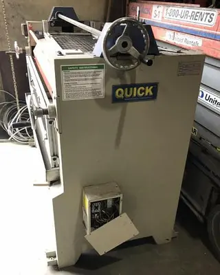 USED QUICK R-RCGS-1-48, 48"  SINGLE TOP ROLL-COATER / GLUE-SPREADER