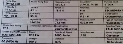 USED Sulzer ZPP 52-600