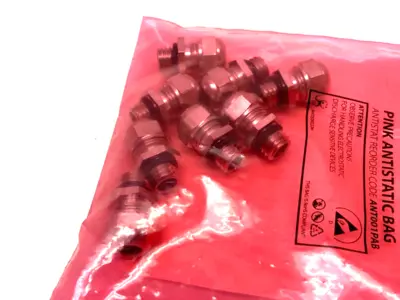 NEW HYLEC NICKEL PLATED BRASS CABLE GLAND 5MM M8 WADI
