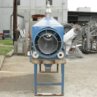 SPC6988  Screener and Sifter 14" dia x 108" l trommel screener Stainless Steel Contact Parts