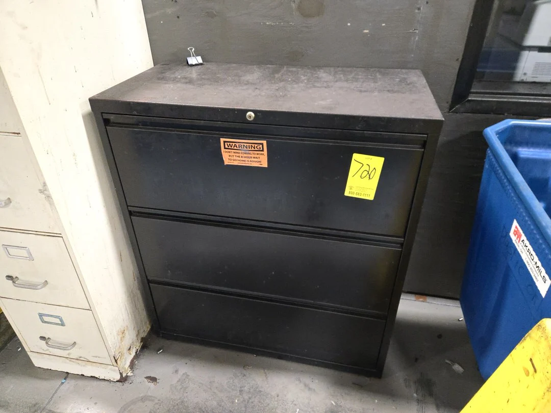 3-Drawer Filing Cabinet (Contents Excluded)