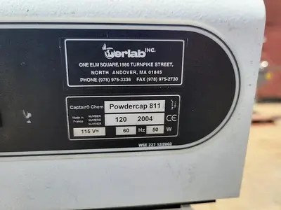 Fume Hood, 29" x 19" x 24", Captair, Mdl Powdercap 811 #S744177