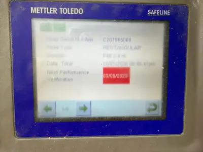 Used METTLER TOLEDO SAFELINE Metal Detectors Illinois US | M&M Equipment Corp. #1704338