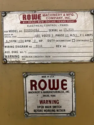 USED ROWE 20030-DJS