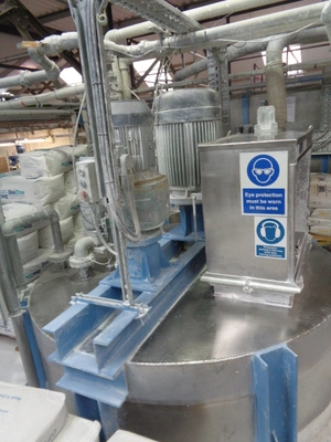 300L S/S Sack Tipping Hopper