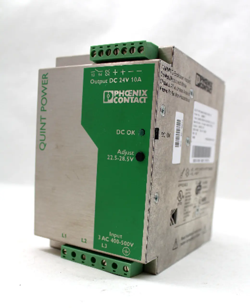 USED PHOENIX CONTACT QUINT-PS-3X400-500AC/24DC/10A
