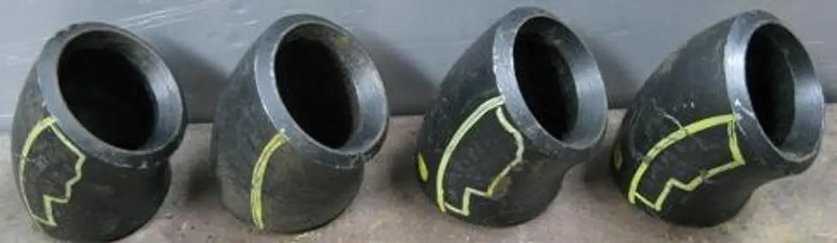 QTY. 4. GP 2" 90 DEG. SHORT RADIUS BUTT WELD SCH. ...