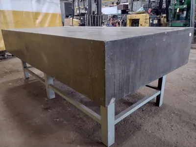 8' X 4' X 14" CHALLENGE PRECISION LAYOUT INSPECTION GRANITE TABLE: STOCK #23804