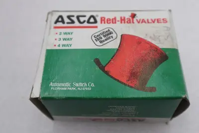 NEW OPEN BOX ASCO 8263C3 Red Hat II Solenoid Shutoff Valve 3/8" STK K-2875
