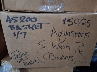 STAINLESS STEEL WIRE MESH PCB INLINE WASH BASKET