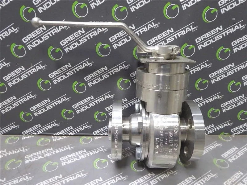 1/2" Perrin PS86H-0,5-L BA280 Series 80-M Two Way Ball Valve Class 400 Used