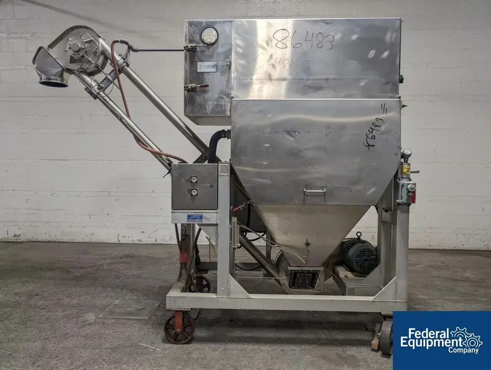 USED SpiroFlow Spiroflow Bag Dump Station, S/S