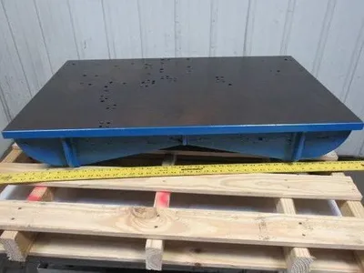 Machine Products 40"x24"x6-1/2" Vintage Cast Iron Weld Assembly Layout Tabletop